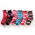 6 Farben Mädchen rosa Socken hochwertige maßgeschneiderte lange Slouch Socken Frauen